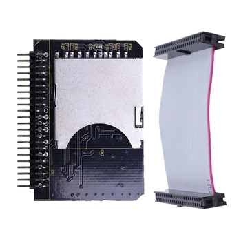 RIDICA-2 Buc 44-Pini Cablu Adaptor: 1 Buc Masculin IDE La Adaptorul de Card SD & 1 Buc 2-Inch de sex Feminin 2.5-Inch Hard Disk IDE Cablu