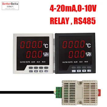 Controler de temperatură și umiditate termostat cu RS485 0-10V, 4-20mA ieșire comutator de umiditate