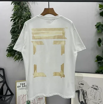 2023New High-end de Brand Logo-ul de Imprimare de Vară Elegant Bumbac Pierde T-shirt, Blaturi Echipajul Gât Supradimensionat Îmbrăcăminte pentru Bărbați Teuri UE Marimea XS-L