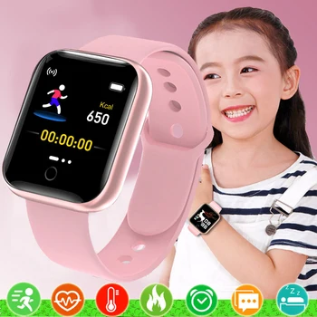 Copii Ceas Inteligent pentru Fete Baieti IP67 Impermeabil Sporturi Ceas Digital Pentru IPhone Huawei Ritm Cardiac Bluetooth Copil Smartwatch