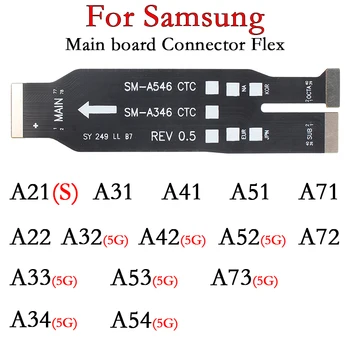 Placa de baza Conector Cablu pentru Samsung Galaxy A21S A31 A41 A51 A71 A22 A32 A42 A52 A72 A33 A53 A73 A34 A54 5G Bord Principal Flex