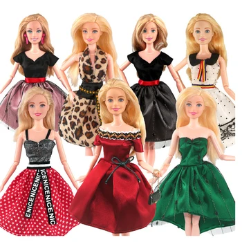 NK Set 1 1/6 Papusa Rochie de Moda Fusta Petrecere Haine Pentru Barbie&1/6 BJD Blythe&30cm Accesorii Papusa de Fata Cadou Jucărie JJ