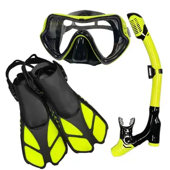 Sport în aer liber, Snorkelling Set de Înaltă definiție Scufundări Masca de Snorkeling Ochelari de Scufundări Aripioare Inot pentru Adulti Echipament de Snorkeling