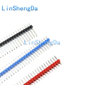 Single și duble rând pin culoare conectori, cu o distanță de 2,54 MM, pin 1/2 * 40P direct pin îndoit pin socket cupru pin