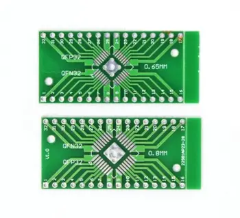 5pcs TQFP/LQFP/EQFP/QFP32 0.8 mm la DIP32 Adaptor PCB Bord Converter SMD