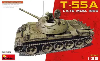 MINIART 37023 Scara 1/35 T-55A Târziu Mod.1965 Model De Kit