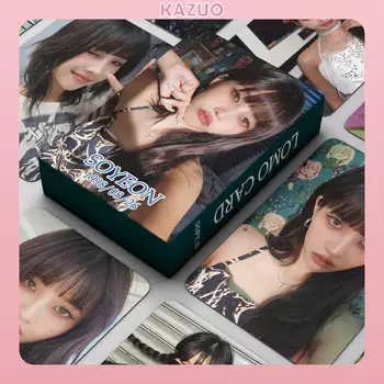 KAZUO 55 Buc (G)I-DLE Soyeon Album Lomo Card Kpop Photocards Serie de cărți Poștale