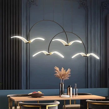 Pandantiv Modern lampa de Candelabre pentru sala de mese lumini pandantiv agățat lămpi pentru tavan Pandantiv lampă de iluminat interior