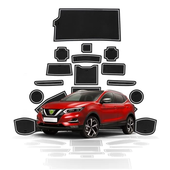 RUIYA pentru Nissan Qashqai J11 SUV 2019 2020 2021 Portiera Groove Mat Anti-alunecare Slot Pad Auto Interior Qashqai J11 Accesorii