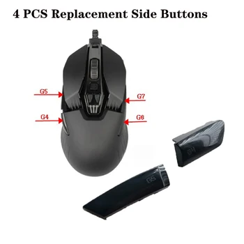 4 BUC Mouse-ul de Înlocuire G4 G5 G6 G7 Buton Lateral Lateral Cheie pentru Logitech G900 G903 Mouse-ul fără Fir Piese de schimb, Accesorii