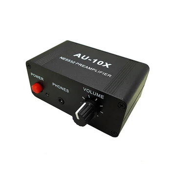 Mini Preamplificator Audio Fata de Amplificare a Sunetului de 3,5 Mm de Intrare Ieșire Pentru Căști Audio de Sunet de Telefon Controller Plug SUA