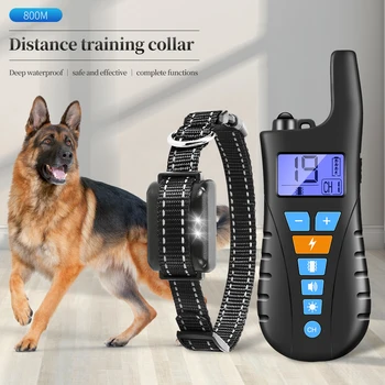 Zgarda Electrica De Control De La Distanță De Formare De Câine De Comportament Dispozitiv Reîncărcabil, Impermeabil Șoc Vibrații Anti-Latrat Pet Supplie