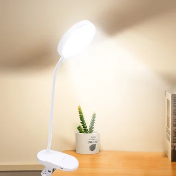Masă LED Lumina Ochi-de protecție LED Lumină de Carte de Noptieră Dormitor USB Lumina de Noapte LED-uri Lampa de Birou Lumina Moale Lampă de Noapte
