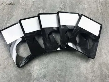 5pcs negru fata masca de locuințe caz acoperire cu lentile pentru iPod a 5-gen video ipod a 5-video 30gb 60gb 80gb
