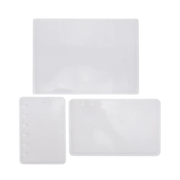 A7/A6/A5 Notebook Forma de Silicon Mucegai DIY Rășină Carte Mucegai Cristal Epoxidice Silicome Mucegai Transparent Carte