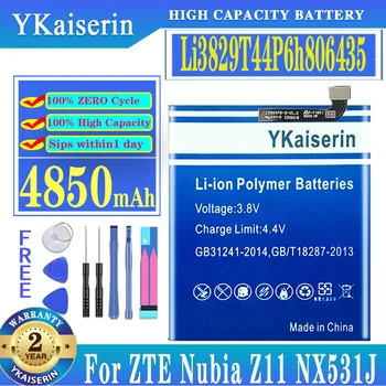 YKaiserin 4850mAh Acumulator de schimb Pentru ZTE Nubia M2 Lite M2Lite NX573J / M2 JUCA NX907J Z11 Li3829T44P6h806435 Telefon Mobil