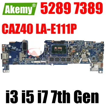 Pentru DELL Latitude 12 5289 13 7389 Laptop Placa de baza NC-04T8FJ 0J9XP9 Placa de baza i3 i5 i7 7 Gen CPU 4G 8G 16G RAM LA-E111P