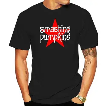THE SMASHING PUMPKINS STAR LOGO TRICOU NEGRU ALTERNATIVE CA BUSH ZWAN Bărbați T-Shirt cel mai Mic Pret din Bumbac 100 % 