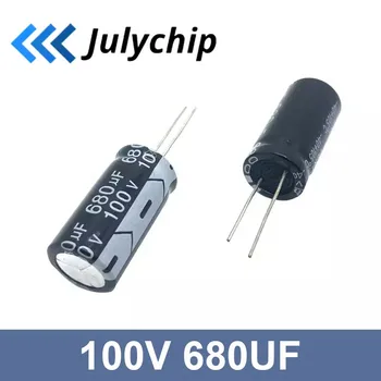4 buc/lot 100V 680UF de Înaltă Frecvență Joasă Impedanță de Aluminiu Condensatori Electrolitici Dimensiune 16 * 25 de 680UF 20%