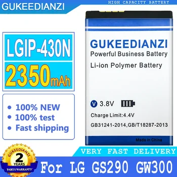 2350mAh Telefon Mobil Baterie Pentru LG Cookie Fresh GS290 GW300 LX290 LX370 LX370 LGIP-430N LGIP MT375 GM360 430N Baterii