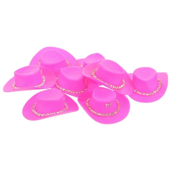 10 Buc Jucarie Accesorii Pălărie cu Diamant Lanț Decorativ din Plastic ( Lanț) 10buc Copil
