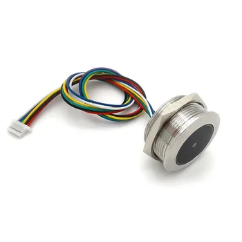 GM861 Metal Control cu LED-uri Ring Indicator luminos Interfață UART 1D/2D Cod de Bare, Cod QR Cititor de coduri de Bare Module