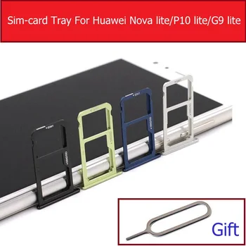 SIM Card Tray Holder Pentru Huawei NOVA Tineret P10 G9 Lite GR3 2017 SD Card Reader Adaptor de Priza Slot Sim Inlocuire Reparare Piese