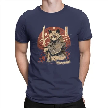 Samurai Catană Japonia Clasic Speciale de Imprimare T-shirt Bărbat/ Femei de Moda Casual de Vara Gât Rotund tricou Supradimensionat Unisex Haine