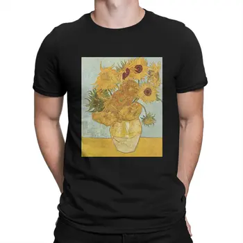 Floarea-soarelui Speciale Tricou Vincent Van Gogh, Pictor Post-Impresionist de Agrement Tricou mai Nou T-shirt Pentru Barbati Femei