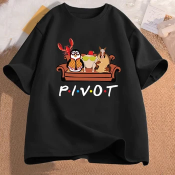 Pivot Taci T-Shirt Prieteni Show TV Tee Canapea Extensibil de Vacanță Armadillo Hugsy Turcia ochelari de Soare, Tricou Amuzant Streetwear Tricou
