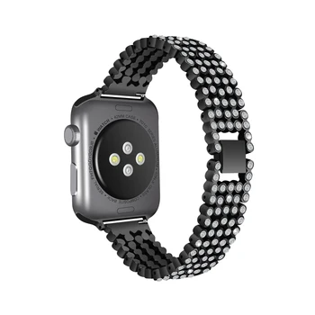 Diamant Curea Pentru Apple Watch band 44mm 40mm 42mm 38mm Lux watchband Elegant de Cristal bratara curea iWatch seria 3 4 5 6 se