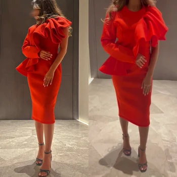 Moda Bijuterii Teacă Genunchi Lungime Homecoming Rochii Conturat Satin Rochie de Ocazie Formale платье на выпускной vestidos para
