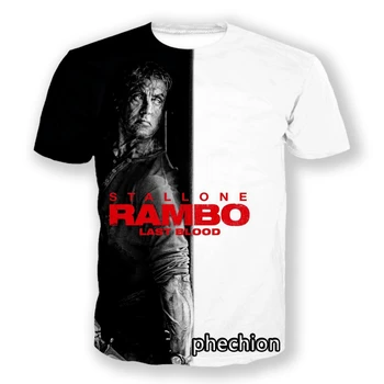 2023 Vânzare Fierbinte Rambo 3D Imprimate Barbati tricou Hip Hop tricou Femei Neutru Moda Casual Crewneck Pulover de Îmbrăcăminte
