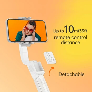 iSteady Q Single-Axis Gimbal Stabilizator Automat de Echilibru Selfie Stick Reglabil Trepied cu Telecomandă Wireless pentru Smartphone