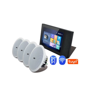 Smart Home Sistem Audio Tuya WiFi Android cu Ecran Tactil 8.1 Muzica Perete Amplificator Blue-tooth Active Stereo de Boxe de Tavan Set