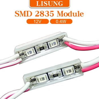 1 Set 12V SMD 2835 Modul LED 2 LED-uri Impermeabil Publicitate Design Module cu LED-uri Alb Roșu Albastru Verde Culoare Super-Luminoase de Iluminat
