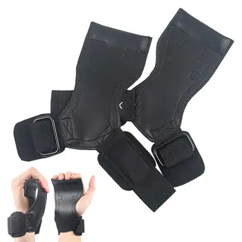 Antrenament De Fitness Manusi Haltere Mânere Anti-Alunecare Degete Palm Grip Haltere Deadlifts Wrist Wraps Suport