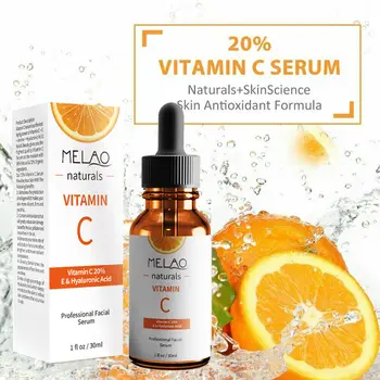 Vitamina C Ser Facial Hidratant Lumina Fermitate Acid Hialuronic Fata Esența Produse de Îngrijire a Pielii 30ml