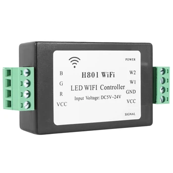 H801 RGBW LED-uri WIFI Controller LED RGB Controller-DC5-24V Intrare Pentru 5050 3528 SMD 2835 Benzi cu LED-uri de Lumină de Bandă Panglică