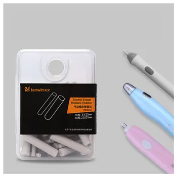 2.3 mm 5mm Electric Eraser refill eraser Cu 30 Buc+40 Buc Rezerve de Înlocuire Radiere Schiță Gume de Papetărie, Rechizite Școlare