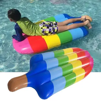 Ușor Umfla Dezumfla Piscină Jucărie Float Rând de Culoare Curcubeu inghetata Forma Piscinei Extra Ultra-confort de zi pentru Adulți Piscină