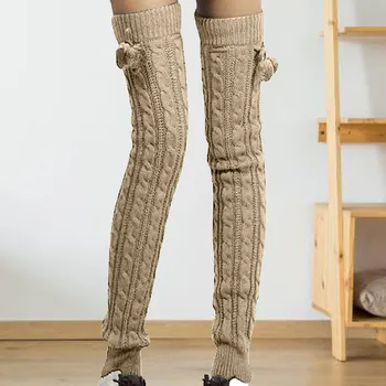 Ciorapi Pentru Femei Fuzzy Peste Genunchi Desene animate Coapsa Inalta Șosete Acasă Șosete de Iarnă pentru Femei Caldă de Înaltă Jambiere Cald Șosete