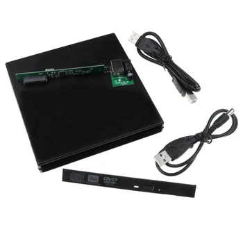 12,7 Mm, DVD Extern Cabina USB 2.0 Extern DVD/CD-ROM Caz Pentru Laptop PC Desktop Optical Disk SATA La SATA