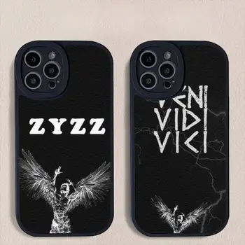 Veni Vidi Vici Zyzz Telefon Caz Pentru iPhone 14 13 12 11 Pro X Pro MAX 7 8 Plus Lentila de Protectie din Piele Moale Capacul din Spate
