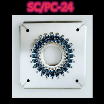SC UPC-24 de Patru colț sub presiune goale inel de etanșare cu fibre polizor 24 de Poziții de slefuire disc de polisat de fixare SC/PC-24