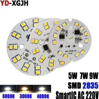 5W 7W 9W AC 220V-240V SMD 2835 LED Înlocui Bec Led-uri de Lumină Sursa de Iluminat Convenabil de Instalare