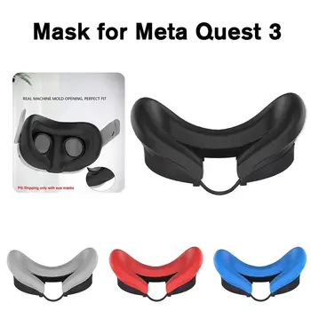 Silicon VR Masca de Fata Pentru Meta Quest 3 Accesorii VR Faciale Interfață Sweatproof Masca Fata Perna Lightproof Fata Masca de Acoperire