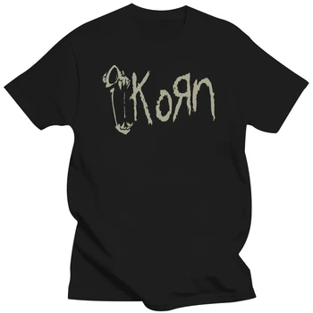 Korn Squindo Craniu Logo Grey Tricou Oficial Noul Adult