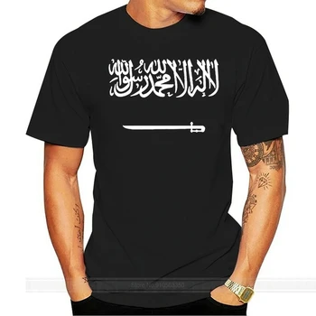 Vara se Potrivesc Slim Barbati Tricouri 100% ARABIA SAUDITĂ Diy Personalizat Gratuit Numărul de Numele Națiunii Steagul Sa arabă Arabă Imprimate T-shirt