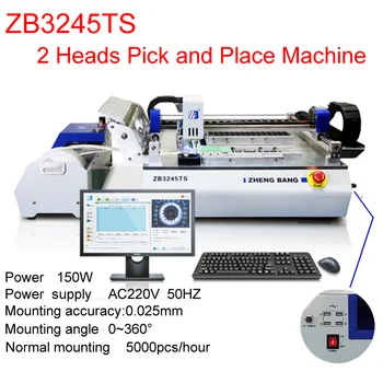 ZB3245TS Complet Automat cu 2 Capete Pick and place Machine Cu 2 Camere de Sistemul Vizual
